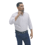 Camisa Oxford blanca caballero - Imagen 4