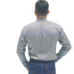 Camisa drill gris caballero - Imagen 3