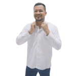 Camisa Oxford blanca caballero - Imagen 2