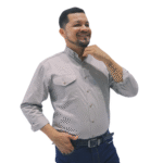 Camisa Lec Lee caqui caballero - Imagen 2