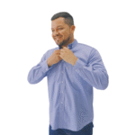 Camisa Lec Lee azul caballero - Imagen 3