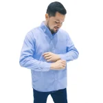 Camisa Oxford azul caballero