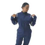 Overol ignifugo azul oscuro unisex - Imagen 5