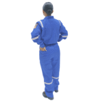 Overol ignifugo azul rey unisex - Imagen 6