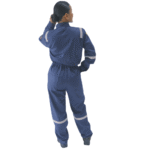 Overol ignifugo azul oscuro unisex - Imagen 7