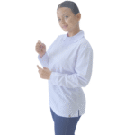 Polo hambar blanco manga larga unisex - Imagen 7