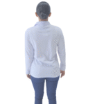 Polo hambar blanco manga larga unisex - Imagen 8