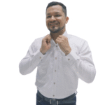 Camisa drill blanca caballero - Imagen 3