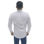 Camisa drill blanca caballero - Imagen 4