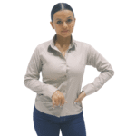 Camisa drill caqui dama - Imagen 4