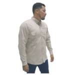 Camisa drill caqui caballero - Imagen 2