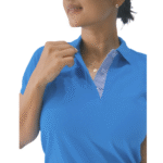 Polo hambar azul turquesa dama - Imagen 2