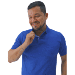 Polo hambar azul rey caballero - Imagen 4