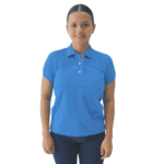 Polo hambar azul turquesa dama