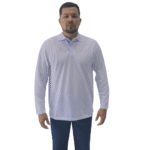 Polo hambar blanco manga larga unisex