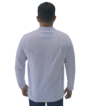 Polo hambar blanco manga larga unisex - Imagen 2