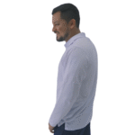 Polo hambar blanco manga larga unisex - Imagen 6