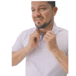 Polo hambar blanco caballero - Imagen 3