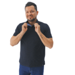 Polo hambar negro caballero - Imagen 4