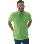 Polo hambar verde limón caballero - Imagen 2