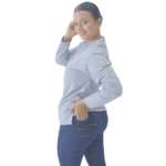 Polo hambar gris manga larga - Imagen 8