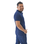 Polo hambar azul oscuro caballero - Imagen 4