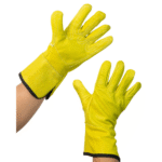 Guante vaqueta largo reforzado