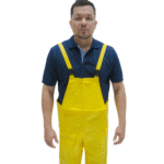 Overol impermeable amarillo pvc - Imagen 3