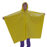 Capa impermeble pvc amarilla - Imagen 2