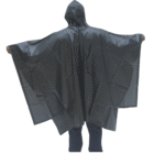 Capa impermeble negra - Imagen 4