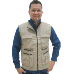 Chaleco drill caqui - Imagen 2