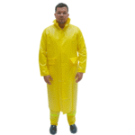 Gabán impermeable pvc amarillo - Imagen 3