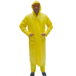 Gabán impermeable pvc amarillo