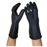 Guante caucho negro protex corto - Imagen 2