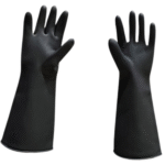 Guante caucho negro protex largo - Imagen 3