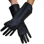 Guante caucho negro protex largo - Imagen 2