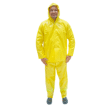 Conjunto 2p impermeable pvc amarillo