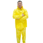 Conjunto 2p impermeable pvc amarillo - Imagen 3