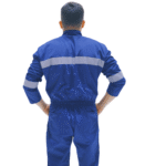 Overol piloto en drill azul oscuro unisex - Imagen 7