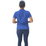 Polo hambar azul rey dama - Imagen 2