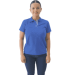 Polo hambar azul rey dama
