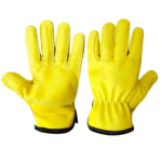 Guante vaqueta reforzado corto