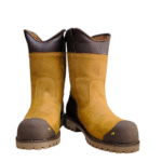 Bota wilters amarilla caña alta con refuerzo