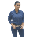 Camisa jean dama Ergo