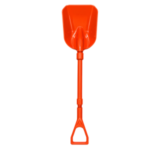 Pala anti chispa 3 piezas naranja